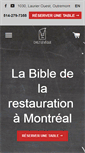Mobile Screenshot of chezleveque.ca